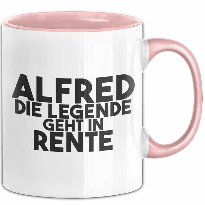 Alfred Tasse Alfred – Die Legende Geht In Rente Geschenk
