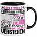 Fahrradfahrer Geschenk Tasse Lustige Geschenkdiee für einen Fahrradfahrer Geburtstag Ich Bin Fahrradfahrer Ich Kann Es Dir Erklären Aber Nicht Für Dich Verstehen Schwarz Trendation
