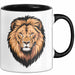 Löwe Sternzeichen Löwe Tasse Geschenk Lustige Geschenkidee Spruch Schwarz Trendation
