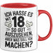18 Geburtstag Teenager Tasse Geschenk Lustige Geschenkidee Spruch Ich Hasse Es Mit 18 So Gut Auszusehen Aber Was Soll Ich Machen Rot Trendation
