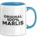 Marlis Tasse Original 100% Marlis Geschenk Blau Trendation