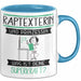 Raptexterin Und Prinzessin Tasse Geschenk Für Eine Raptexterin Geburtstag Was Ist Deine Superkraft Blau Trendation