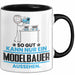 Modelbauer Geschenk Tasse So Gut Kann Nur Ein Modelbauer Aussehen Geschenkidee Kaffee-Becher Schwarz Trendation
