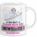 Snowboarder Geschenk Tasse So Gut Kann Nur Ein Snowboarder Aussehen Geschenkidee Kaffee-Becher Weiß Trendation