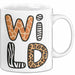 Wilde Tiere Tasse Geschenk Lustige Geschenkidee Spruch Wild Weiß Trendation