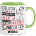Tonmeisterin Geschenk Becher Tasse Gott Schuf Alle Menschen Gleich Nur Die Besten Durfeten Tonmeisterin Werden Geschenkidee Lustig Grün Trendation