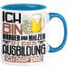 Brauer und Mälzer Ausbildung Tasse Geschenk Ich Bin Brauer und Mälzer In Der Ausbildung Ich Darf Das Geschenkidee Spruch Blau Trendation