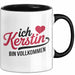 Kerstin Tasse Geschenk Ich Bin Vollkommen Kerstin Geschenkidee Geburtstag Schwarz Trendation