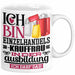 Einzelhandelskauffrau Ausbildung Start Geschenk Tasse Ich Bin Einzelhandelskauffrau In Der Ausbildung Ich Darf Das Kaffee-Becher Geschenkidee Weiß Trendation