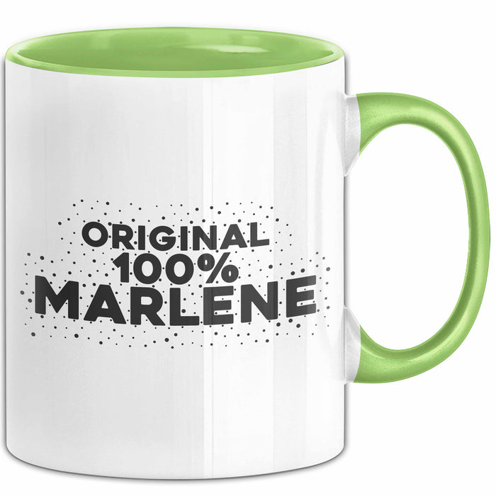 Marlene Tasse Original 100% Marlene Geschenk Grün Trendation