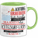 Kitesurferin Tasse Geschenk Lustiger Spruch Bitte Erheben Sie Sich Seine Majestät Die Kitesurferin Betritt Den Raum Grün Trendation