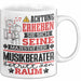Musikberater Geschenk Tasse Lustiger Spruch Erheben Sie Sich Der Musikberater Betritt den Raum Weiß Trendation
