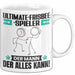 Ultimate-Frisbee-Spieler Tasse Geschenk für Ultimate-Frisbee-Spieler Der Mann Der Alles Kann Geschenkidee zum Geburtstag Weiß Trendation