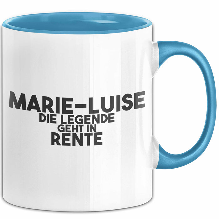Marie-Luise Tasse Marie-Luise – Die Legende Geht In Rente Geschenk