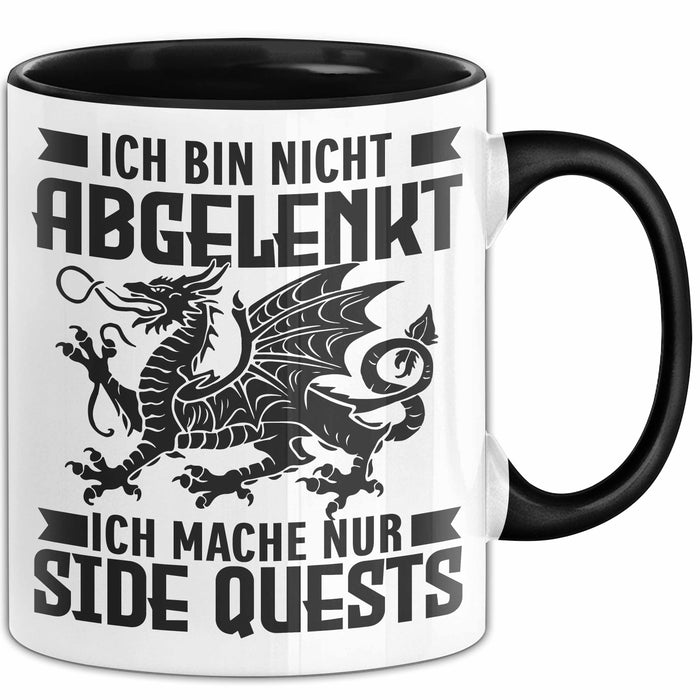 Gaming Tasse Geschenk Ich Bin Nicht Abgelenkt Ich Mache Nur Sidequests Trendation