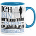 Hotelkauffrau Ausbildung Start Geschenk Tasse Ich Bin Hotelkauffrau In Der Ausbildung Ich Darf Das Kaffee-Becher Geschenkidee Blau Trendation