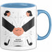 Mediator Tasse Geschenk Lustige Geschenkidee Spruch Für Konflikt Löser Blau Trendation