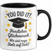 Schüler Abschluss Tasse Geschenk Lustige Geschenkidee Spruch Herzlichen Glückwünsche Trendation