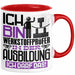Werkstoffprüfer Ausbildung Tasse Geschenk Ich Bin Werkstoffprüfer In Der Ausbildung Ich Darf Das Geschenkidee Spruch Rot Trendation