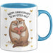 Romantisches Paar Jahrestagsfeier Tasse Geschenk Lustige Geschenkidee Spruch Alles Gute Zum Hochzeitstag Für Meine Otter Hälfte Blau Trendation