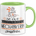 Mechanikerin Geschenk Tasse So Gut Kann Nur Eine Mechanikerin Aussehen Geschenkidee Geburtstag Weihnachten Lustig Grün Trendation