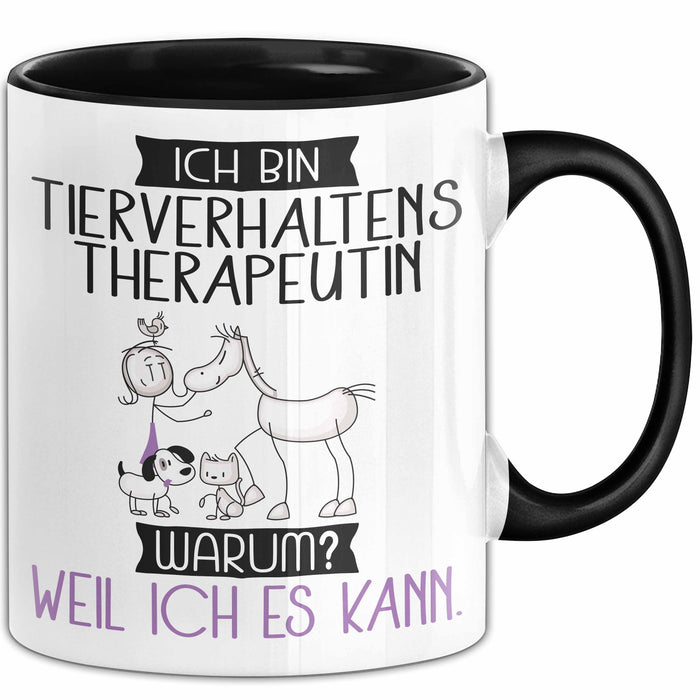 Tierverhaltenstherapeutin Tasse Geschenk Ich Bin Tierverhaltenstherapeutin Warum Weil Ich Es Kann Geschenkidee Geburtstag Trendation