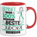 Beste Judoka Der Welt Tasse Geschenk für Eine Judoka Geprüft Und Sicher Geschenkidee Geburtstag Weihnachten Rot Trendation