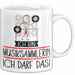 Geschenk für Musiksammlerin Tasse Lustige Geschenkidee Geburtstag Ich Bin Musiksammlerin Ich Darf Das Weiß Trendation