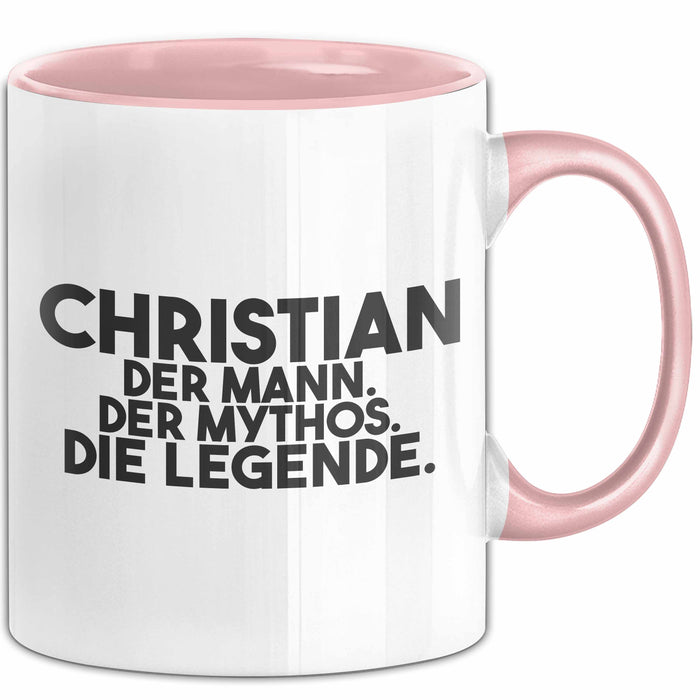 Christian Tasse Christian – Der Mann. Der Mythos. Die Legende. Geschenk