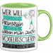 Vogelrescuerin Tasse Geschenk Spruch Wer Will Schon Prinzessin Sein Wenn Man Auch Vogelrescuerin Sein Kann Grün Trendation