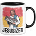 Jesus Keyboardspieler Tasse Geschenk Jesusizer Christlicher Geschenkidee Lustig Trendation