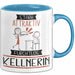 Kellnerin Tasse Geschenk Becher Stark Attraktiv Furchtlos Kellnerin Lustige Geschenkidee Blau Trendation