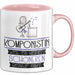 Komponistin Weil Es Keinen Schöneren Beruf Gibt Tasse Geschenk für Eine Komponistin Lustig Rosa Trendation