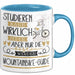 Mountainbike-Guide Tasse Lustiges Geschenk Studieren Kann Wirklich Jeder Nur Die Besten Werden Mountainbike-Guide Blau Trendation