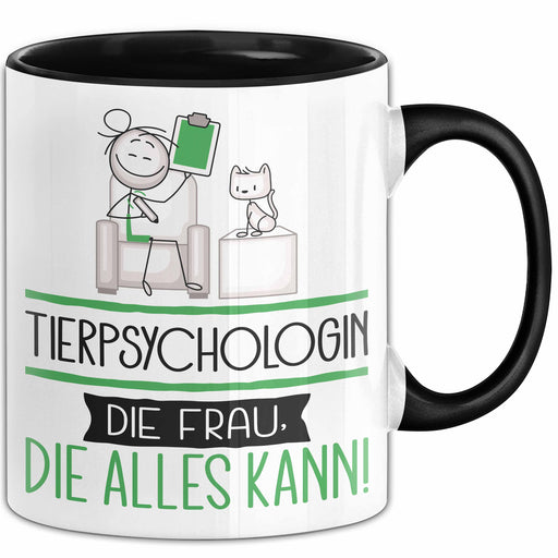 Tierpsychologin Geschenk Tasse Becher Die Frau Die Allen Kann Geschenkidee für eine Tierpsychologin Lustig Trendation