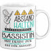 Bassistin Tasse Geschenk Lustig Abstand Halten Hochleistungs-Bassistin Mit Drang Zur Perfektion Bei Der Arbeit Weiß Trendation