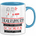 Trailrunnerin Weil Es Keinen Schöneren Beruf Gibt Tasse Geschenk für Eine Trailrunnerin Lustig Blau Trendation