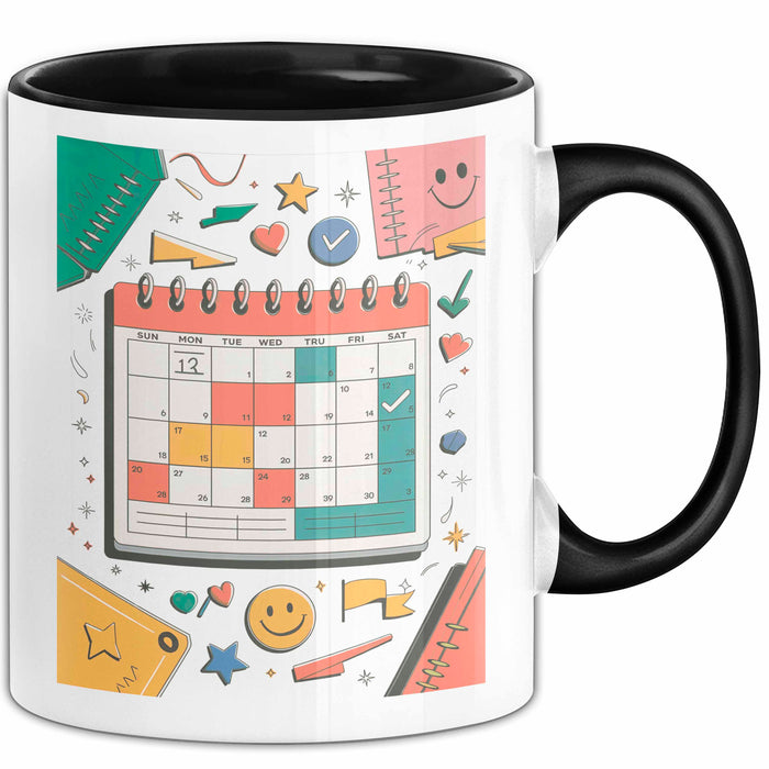 Planer Süchtiger Tasse Geschenk Lustige Geschenkidee Spruch Für Organisations Fans Trendation