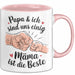Mama Muttertag Tasse Becher Geschenk Lustige Geschenkidee Spruch Papa Und Ich Sind Uns Einig Mama Ist Die Beste Rosa Trendation