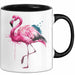Flamingo Tier Tasse Geschenk Lustige Geschenkidee Spruch Schwarz Trendation