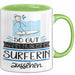 Surferin Geschenk Tasse So Gut Kann Nur Eine Surferin Aussehen Geschenkidee Geburtstag Weihnachten Lustig Grün Trendation