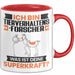 Tierverhaltensforscher Tasse Geschenk für Tierverhaltensforscher Geburtstag Lustiger Spruch Kaffee-Becher Was Ist Deine Superkraft Rot Trendation