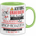 Hiphop-Produzentin Tasse Geschenk Lustiger Spruch Bitte Erheben Sie Sich Seine Majestät Die Hiphop-Produzentin Betritt Den Raum Grün Trendation