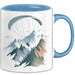 Paraglider Tasse Geschenkidee Himmelsentdecker Lustiger Geschenkidee Lustig Blau Trendation