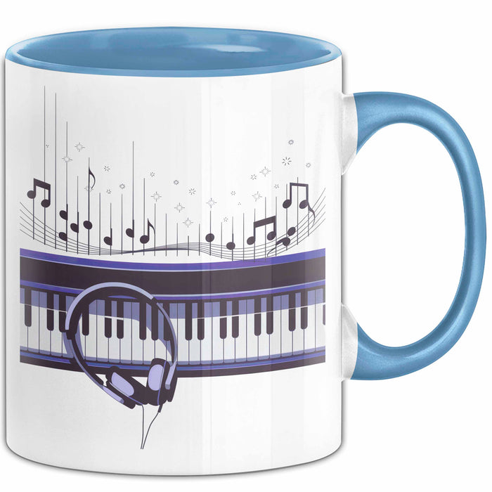 Musiker Tasse Geschenk Lustige Geschenkidee Spruch Für Musik Schaffende Blau Trendation