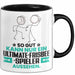 Ultimate-Frisbee-Spieler Geschenk Tasse So Gut Kann Nur Ein Ultimate-Frisbee-Spieler Aussehen Geschenkidee Kaffee-Becher Schwarz Trendation