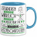 Keyboarderin Tasse Lustiges Geschenk Studieren Kann Wirklich Jeder Nur Die Besten Werden Keyboarderin Blau Trendation