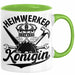 Heimwerker Geschenk Tassen Partner-Tassen Kaffee-Becher Heimwerker Königin Frauen Grün Trendation