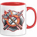 Feuerwehrmann Tasse Geschenkidee Held der Feuerwehr Geschenkidee Lustig Rot Trendation