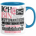 Nutzfahrzeugmechatronikerin Ausbildung Start Geschenk Tasse Ich Bin Nutzfahrzeugmechatronikerin In Der Ausbildung Ich Darf Das Kaffee-Becher Geschenkidee Blau Trendation